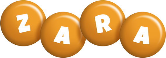 Zara candy-orange logo