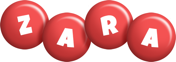 Zara candy-red logo