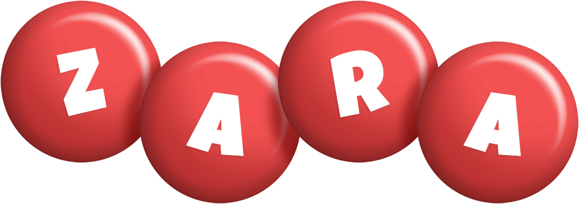 Zara candy-red logo