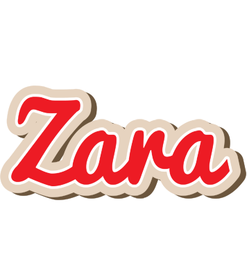 Zara chocolate logo