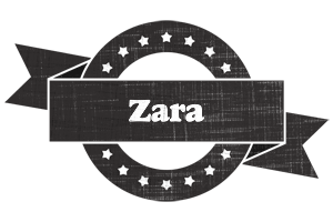 Zara grunge logo
