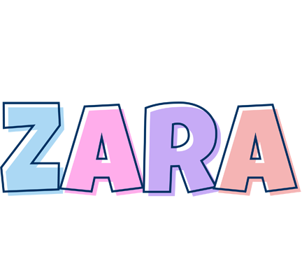 Zara pastel logo