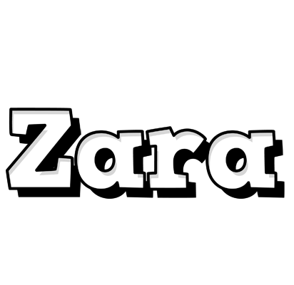 Zara snowing logo