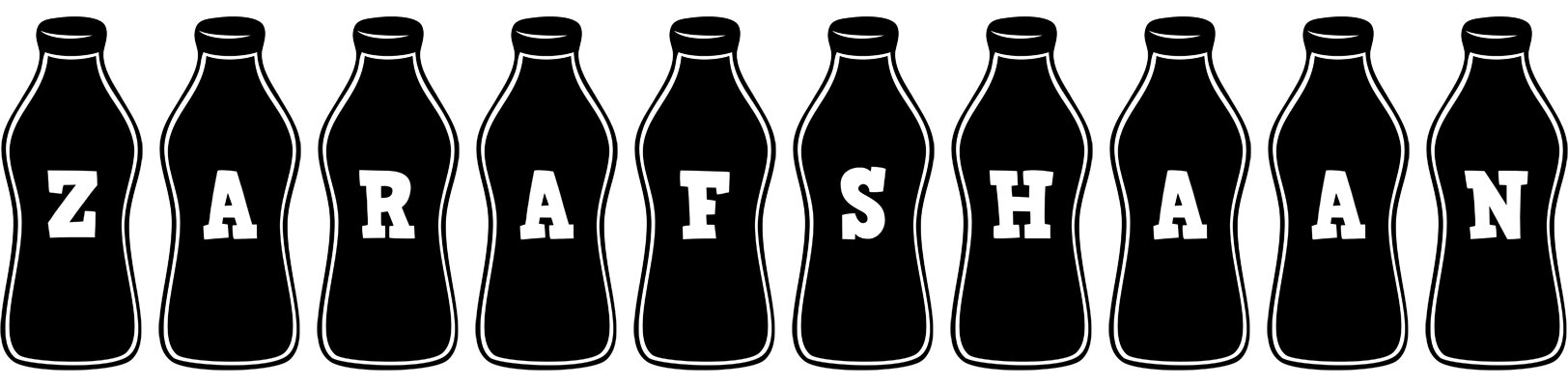 Zarafshaan bottle logo