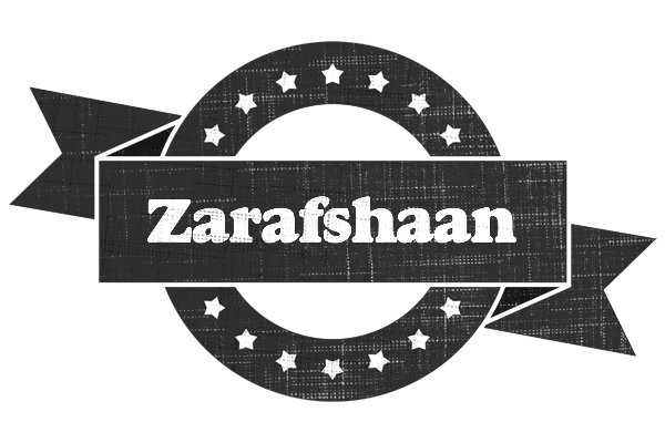 Zarafshaan grunge logo