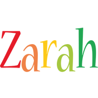 Zarah birthday logo