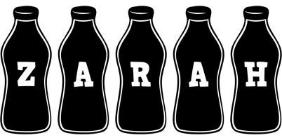 Zarah bottle logo