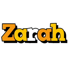 Zarah cartoon logo