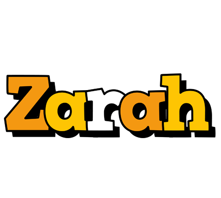 Zarah cartoon logo