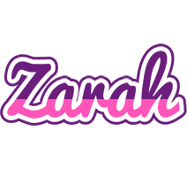 Zarah cheerful logo