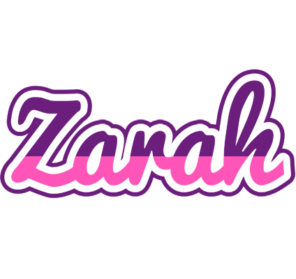 Zarah cheerful logo