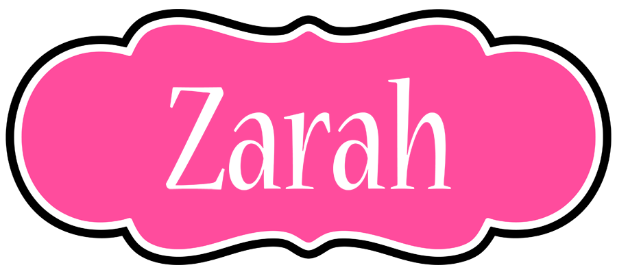 Zarah invitation logo