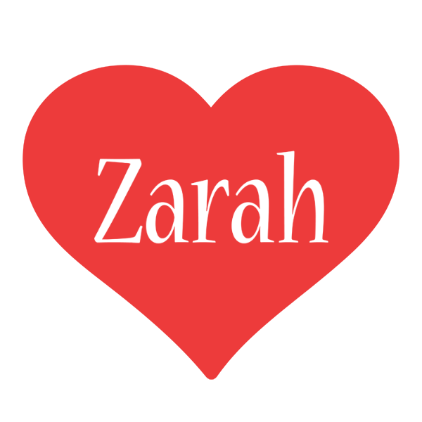 Zarah love logo