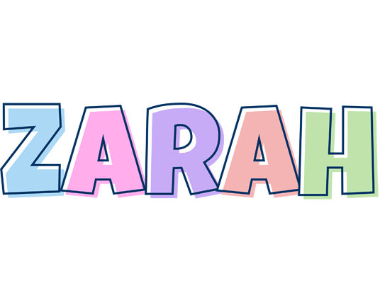 Zarah pastel logo