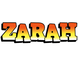 Zarah sunset logo