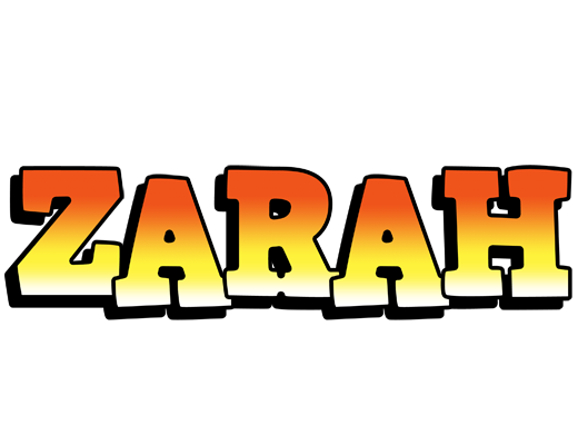 Zarah sunset logo