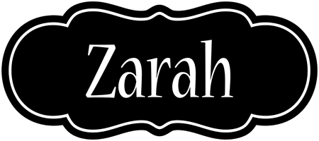 Zarah welcome logo