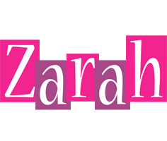 Zarah whine logo