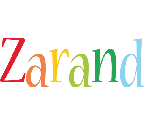 Zarand birthday logo