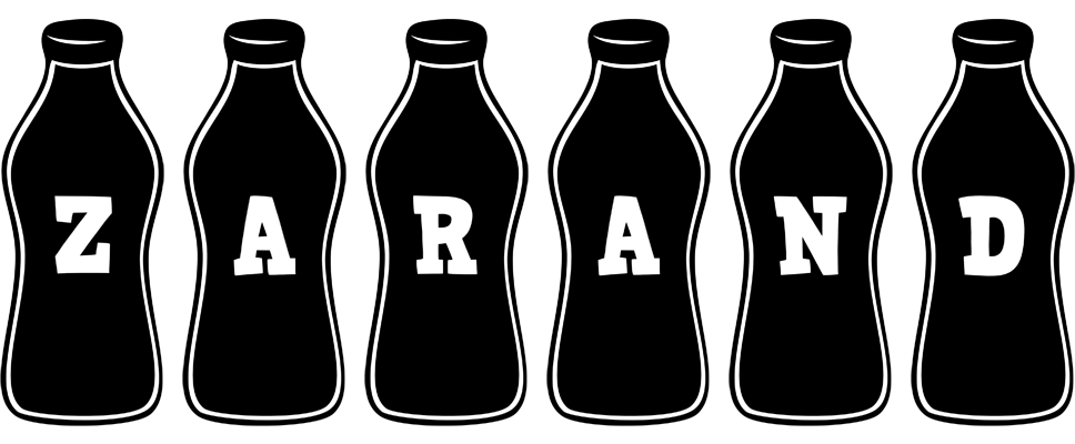 Zarand bottle logo