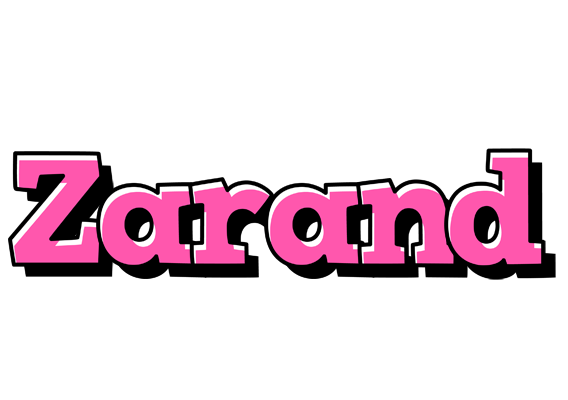 Zarand girlish logo
