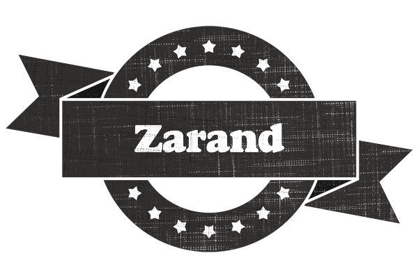Zarand grunge logo