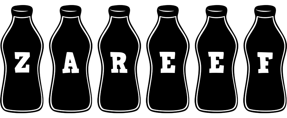 Zareef bottle logo