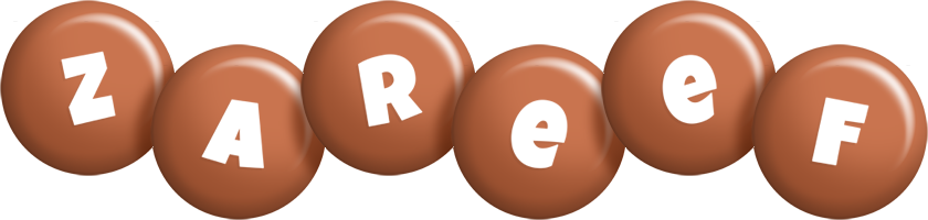 Zareef candy-brown logo