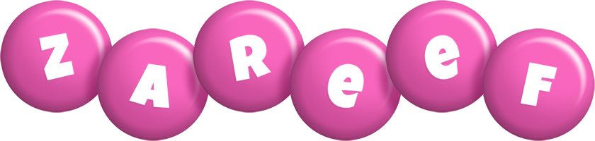 Zareef candy-pink logo