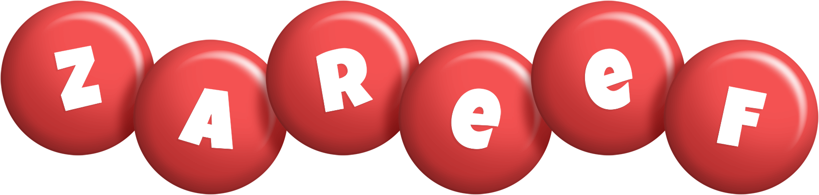 Zareef candy-red logo