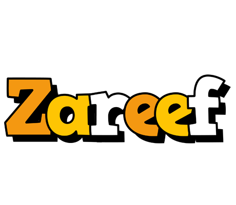 Zareef cartoon logo