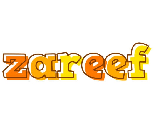 Zareef desert logo