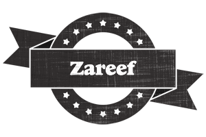 Zareef grunge logo