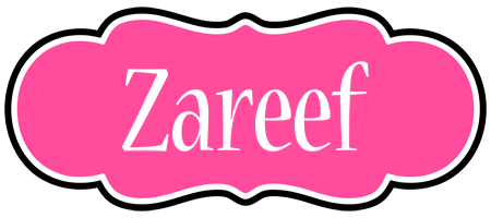 Zareef invitation logo