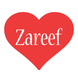 Zareef love logo