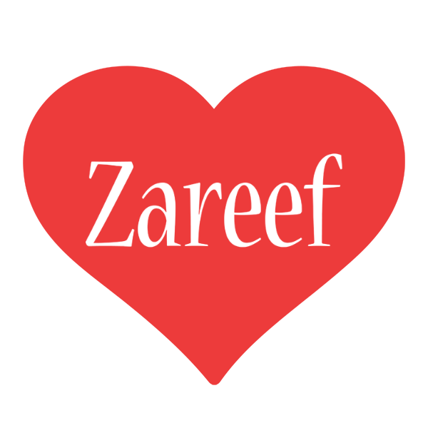 Zareef love logo