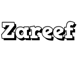 Zareef snowing logo