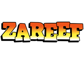 Zareef sunset logo