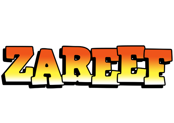 Zareef sunset logo