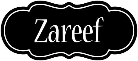 Zareef welcome logo