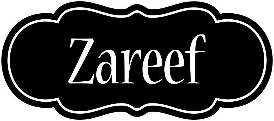 Zareef welcome logo