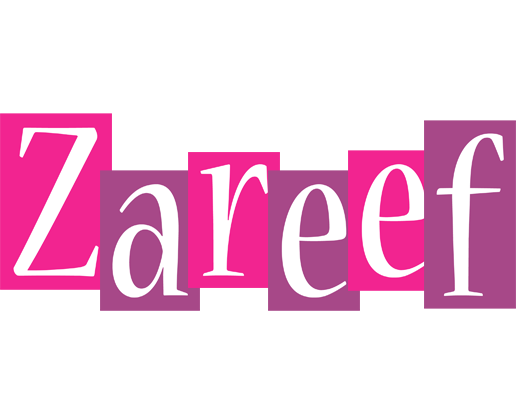 Zareef whine logo