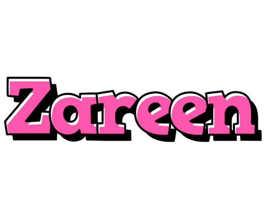 Zareen girlish logo