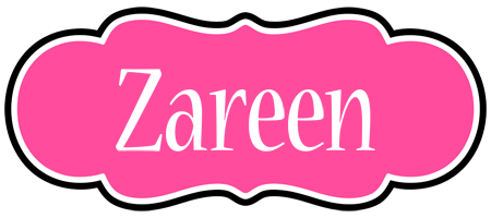 Zareen invitation logo