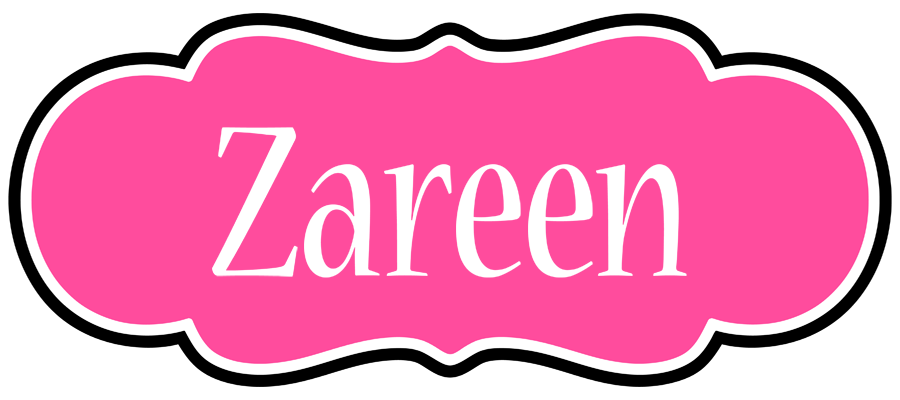 Zareen invitation logo