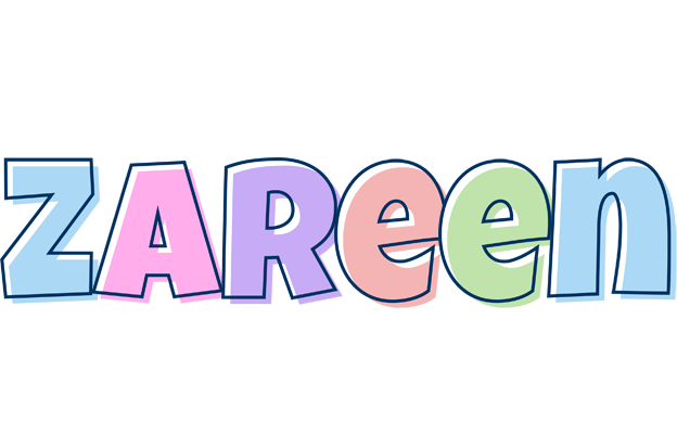 Zareen pastel logo