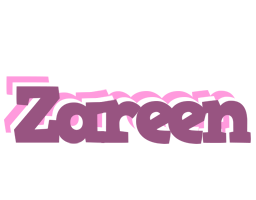 Zareen relaxing logo