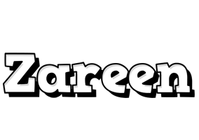 Zareen snowing logo