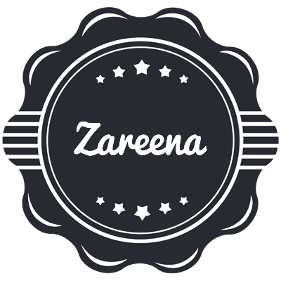 Zareena badge logo