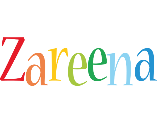 Zareena birthday logo
